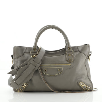 Balenciaga City Classic Metallic Edge Bag Leather Medium