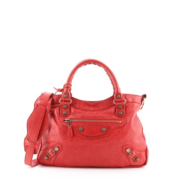 Balenciaga Town Giant Studs Bag Leather