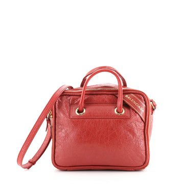 Balenciaga Blanket Square Bag Leather Small