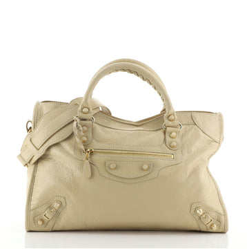 Balenciaga City Giant Studs Bag Leather Medium