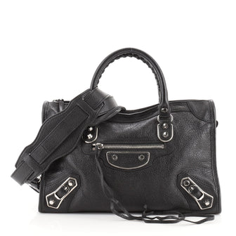 Balenciaga City Classic Metallic Edge Bag Leather Small