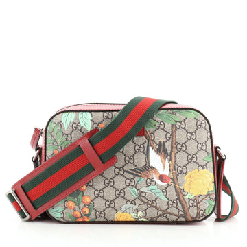 Gucci Camera Shoulder Bag Tian Print GG Coated Canvas Medium