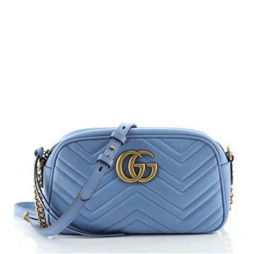 Gucci GG Marmont Shoulder Bag Matelasse Leather Small