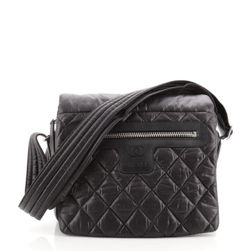 Chanel Coco Cocoon Messenger Bag Quilted Nylon Medium