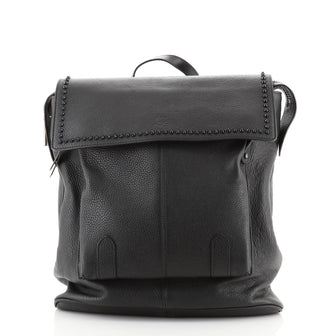 Christian Louboutin Syd Flap Backpack Spiked Leather