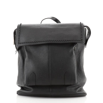 Christian Louboutin Syd Flap Backpack Spiked Leather
