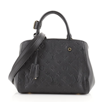 Louis Vuitton Montaigne Handbag Monogram Empreinte Leather BB