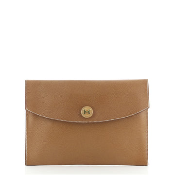 Hermes Rio Clutch Leather PM