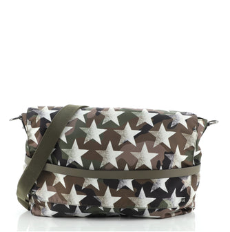 Valentino Camustars Messenger Printed Camo Nylon Large