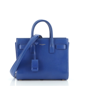 Saint Laurent Sac de Jour Bag Leather Nano