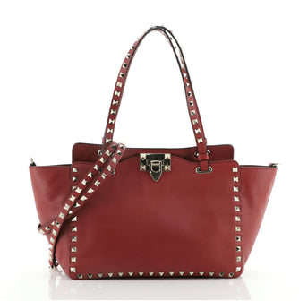 Valentino Rockstud Tote Soft Leather Small