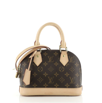 Louis Vuitton Alma Handbag Monogram Canvas BB