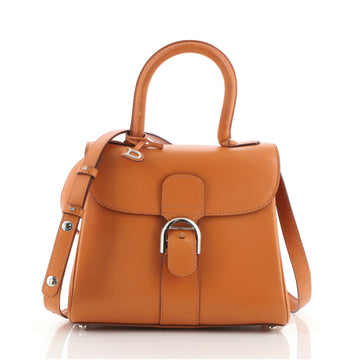 Delvaux Brillant Top Handle Bag Leather Mini