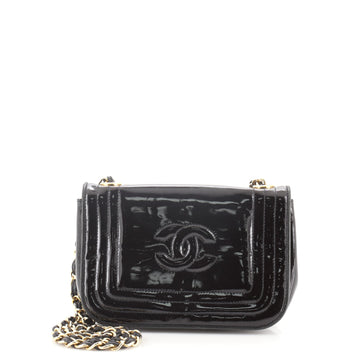 Chanel Vintage CC Stitch Flap Bag Patent Mini