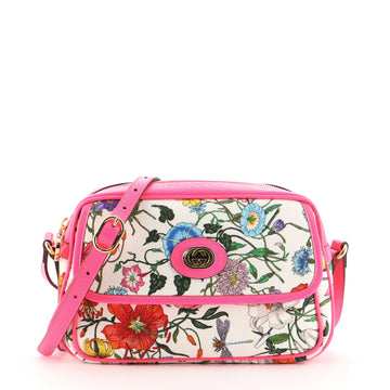 Gucci Shoulder Bag Flora Canvas Small