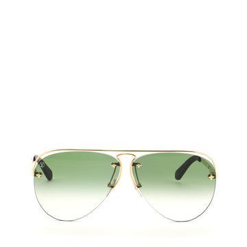 Louis Vuitton Grease Aviator Sunglasses Metal