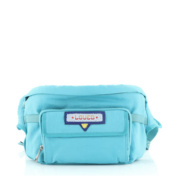 Gucci 80s Patch Convertible Belt Bag Nylon with Terry Cloth