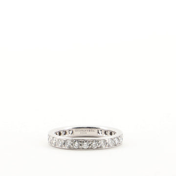 Tiffany & Co. Legacy Band Ring Platinum and Diamonds Wide