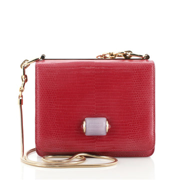 Bvlgari Box Shoulder Bag Lizard Mini