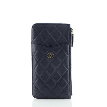 Chanel Classic Phone Case Pouch Quilted Caviar