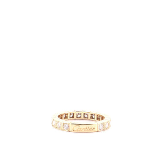Cartier Full Laniere Band Ring 18K Yellow Gold and Diamonds