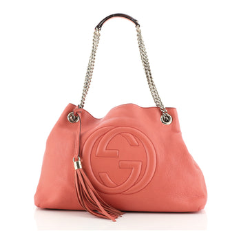 Gucci Soho Chain Strap Shoulder Bag Leather Medium