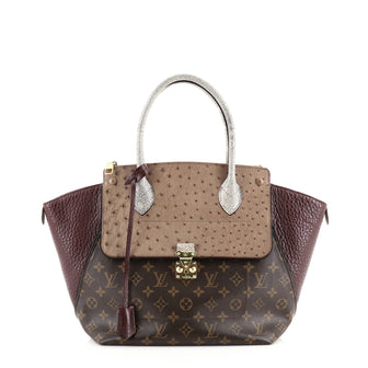 Louis Vuitton Majestueux Tote Monogram Canvas and Exotics MM