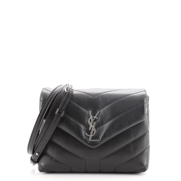 Saint Laurent LouLou Shoulder Bag Matelasse Chevron Leather Toy