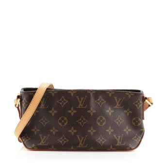 Louis Vuitton Trotteur Handbag Monogram Canvas