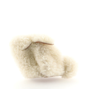 Loewe Rabbit Coin Case Shearling