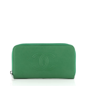 Chanel Timeless Zip Around Wallet Caviar Long