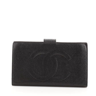 Chanel Timeless CC French Wallet Caviar Long