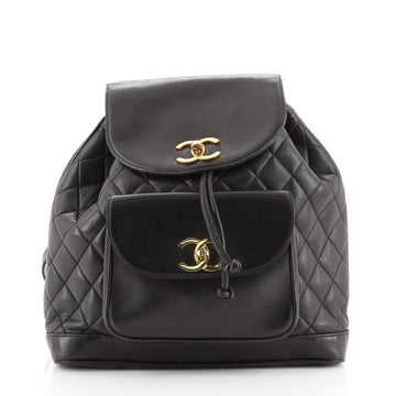 Chanel Vintage CC Pocket Backpack Quilted Lambskin Medium