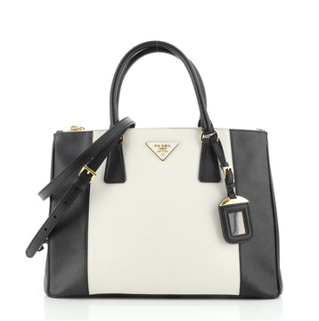 Prada Galleria Double Zip Tote Saffiano Leather Medium