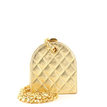 Chanel Vintage Frame Clutch Bag Quilted Leather Mini