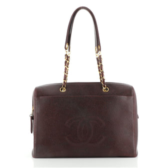 Chanel Vintage Timeless Zip Tote Caviar Medium