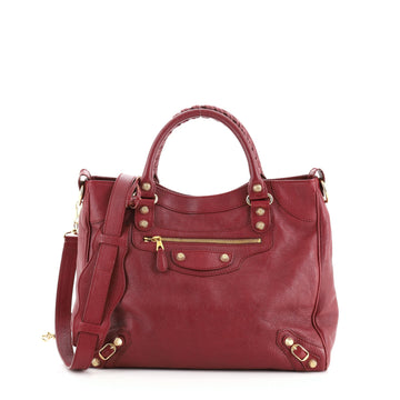 Balenciaga City Classic Studs Bag Leather Small