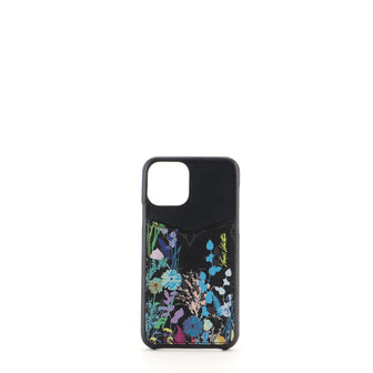Louis Vuitton Bumper Case Floral Embroidered Monogram Eclipse Canvas X/XS