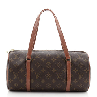 Louis Vuitton Papillon Handbag Monogram Canvas 30