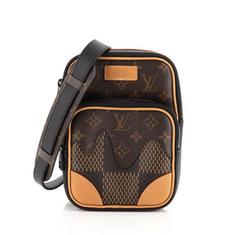 Louis Vuitton Nigo Amazone Sling Bag Limited Edition Giant Damier and Monogram Canvas