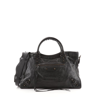 Balenciaga City Classic Studs Bag Leather Medium