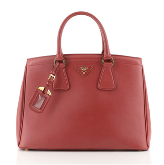 Prada Parabole Tote Saffiano Leather Medium