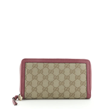 Gucci Bree Zip Wallet GG Canvas
