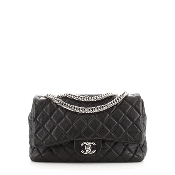 Chanel Bijoux Chain Flap Bag Quilted Lambskin Jumbo