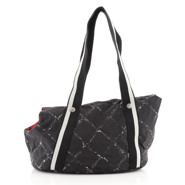 Chanel Travel Line Dog Carrier Printed Nylon