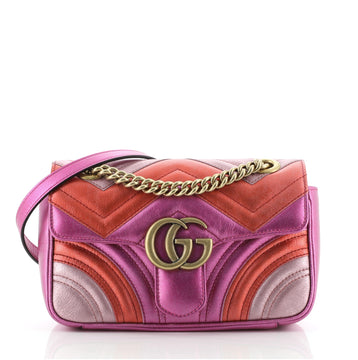 Gucci GG Marmont Flap Bag Matelasse Leather Mini