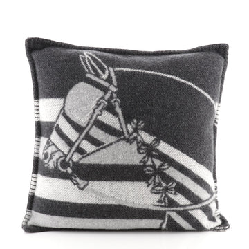 Hermes Couvertures Nouvelles Pillow Wool and Cashmere
