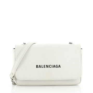 Balenciaga Everyday Chain Wallet Leather Small
