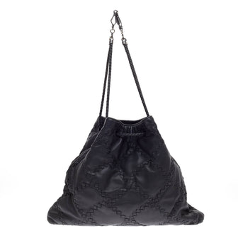 Bottega Veneta Croisette Bag Intrecciato Quilted Leather Large