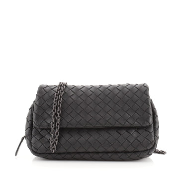 Bottega Veneta Expandable Chain Crossbody Bag Intrecciato Nappa Small